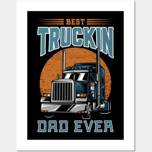 Trucker Dad Design Posters and Art